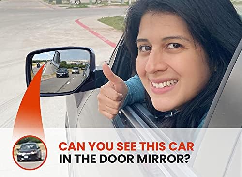 מראה מכונית קמורה עיוורת: Xlarge Ofere Bore | מראה רכב אחורי לאביזרים חיצוניים לרכב ופנים לנשים/גברים